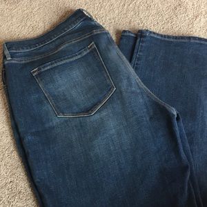 Old Navy Curvy Profile Mid-Rise dark jeans